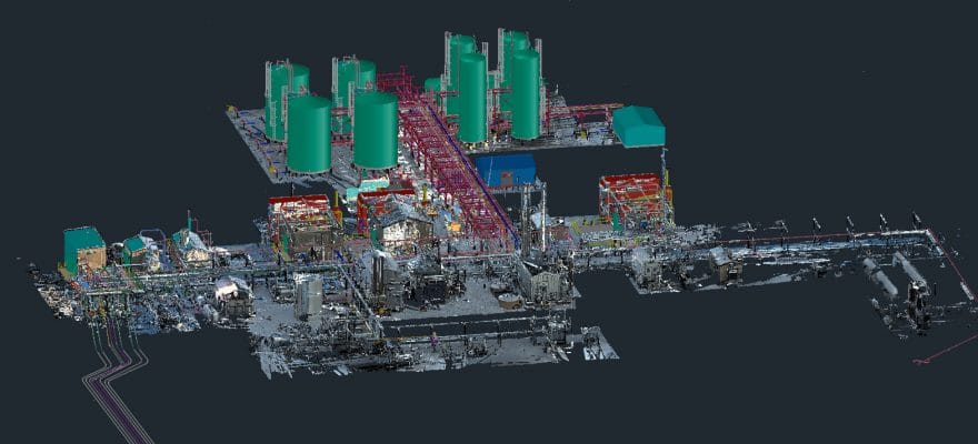 Oil and gas industry 3D laser scanning